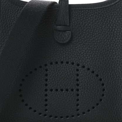 Hermes Taurillon Clemence Evelyne TPM Black 8 of 11