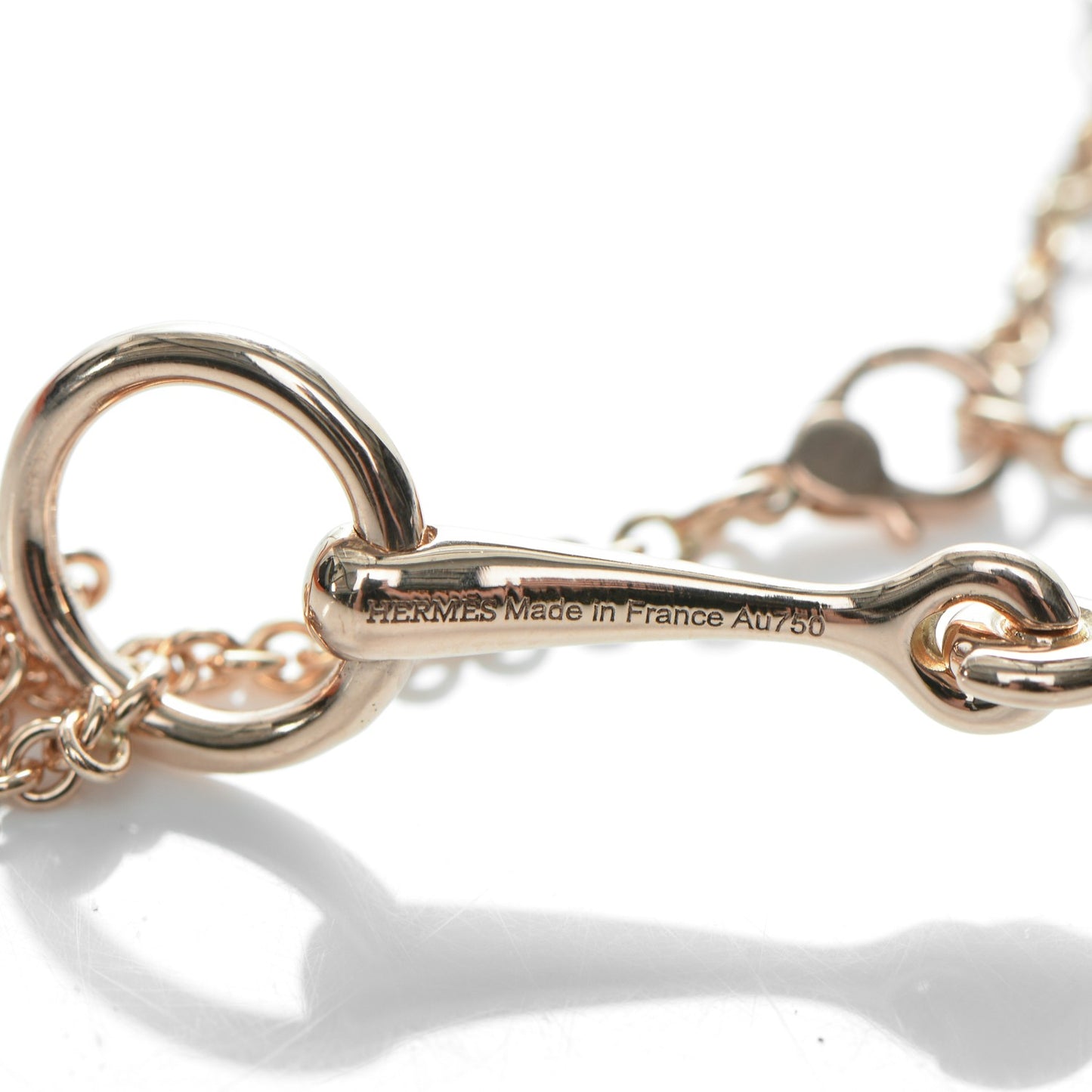 18K Rose Gold Diamond Filet d'Or TPM Bracelet Small