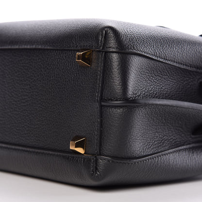 MCM Grained Calfskin Mini Milla Tote Black 10 of 10