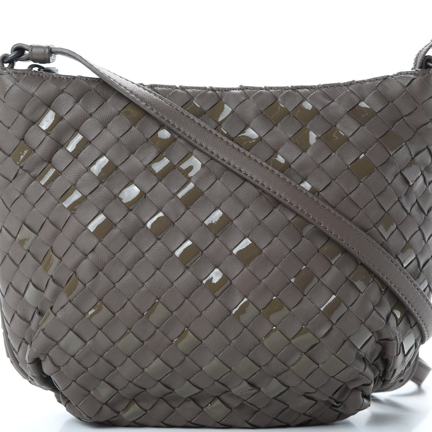 Nappa Intrecciato Crossbody Shadow
