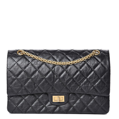 Chanel Aged Calfskin Quilted 2.55 Reissue 226 Flap Black 1 of 13