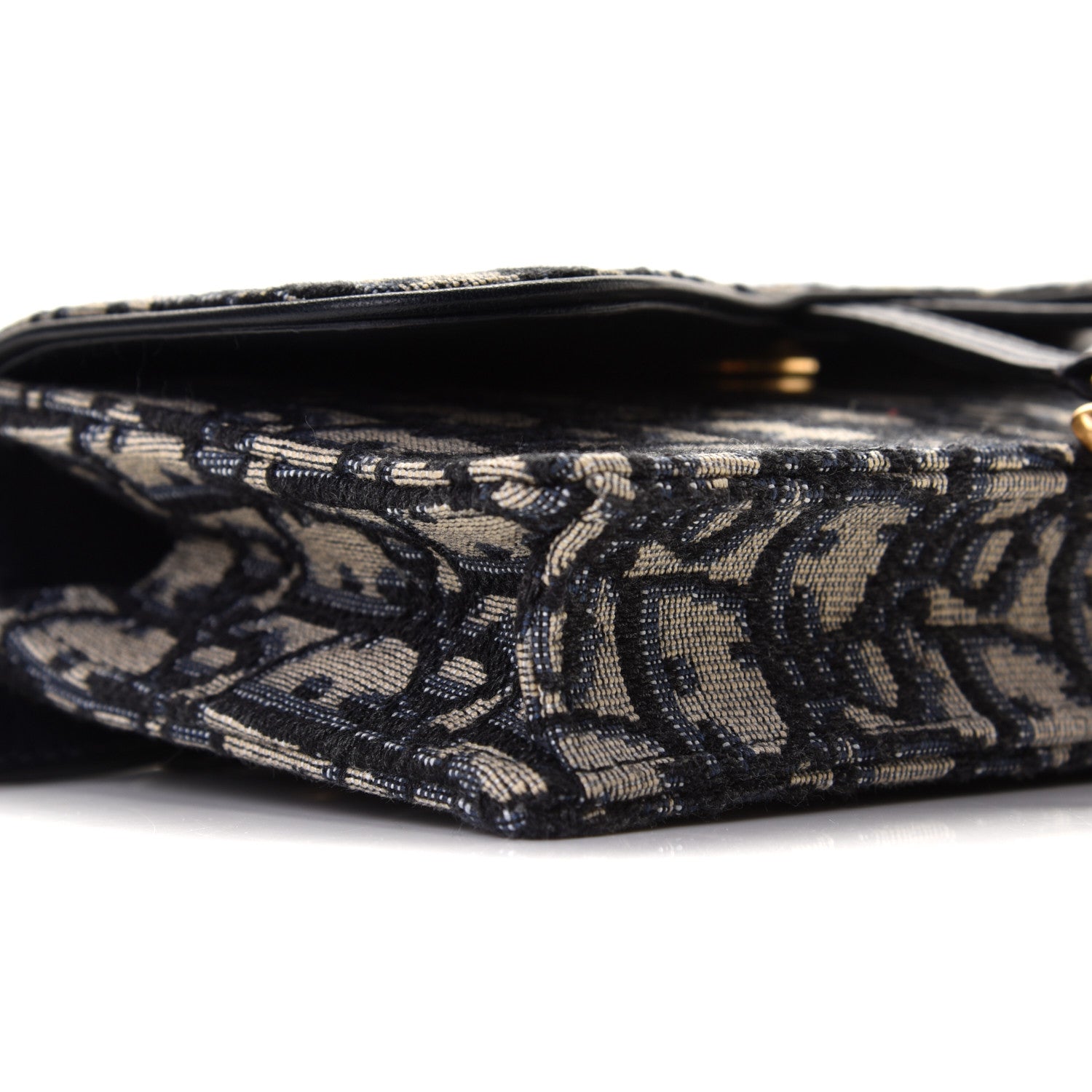 Christian Dior Oblique Saddle Belt Bag Blue 11 of 16