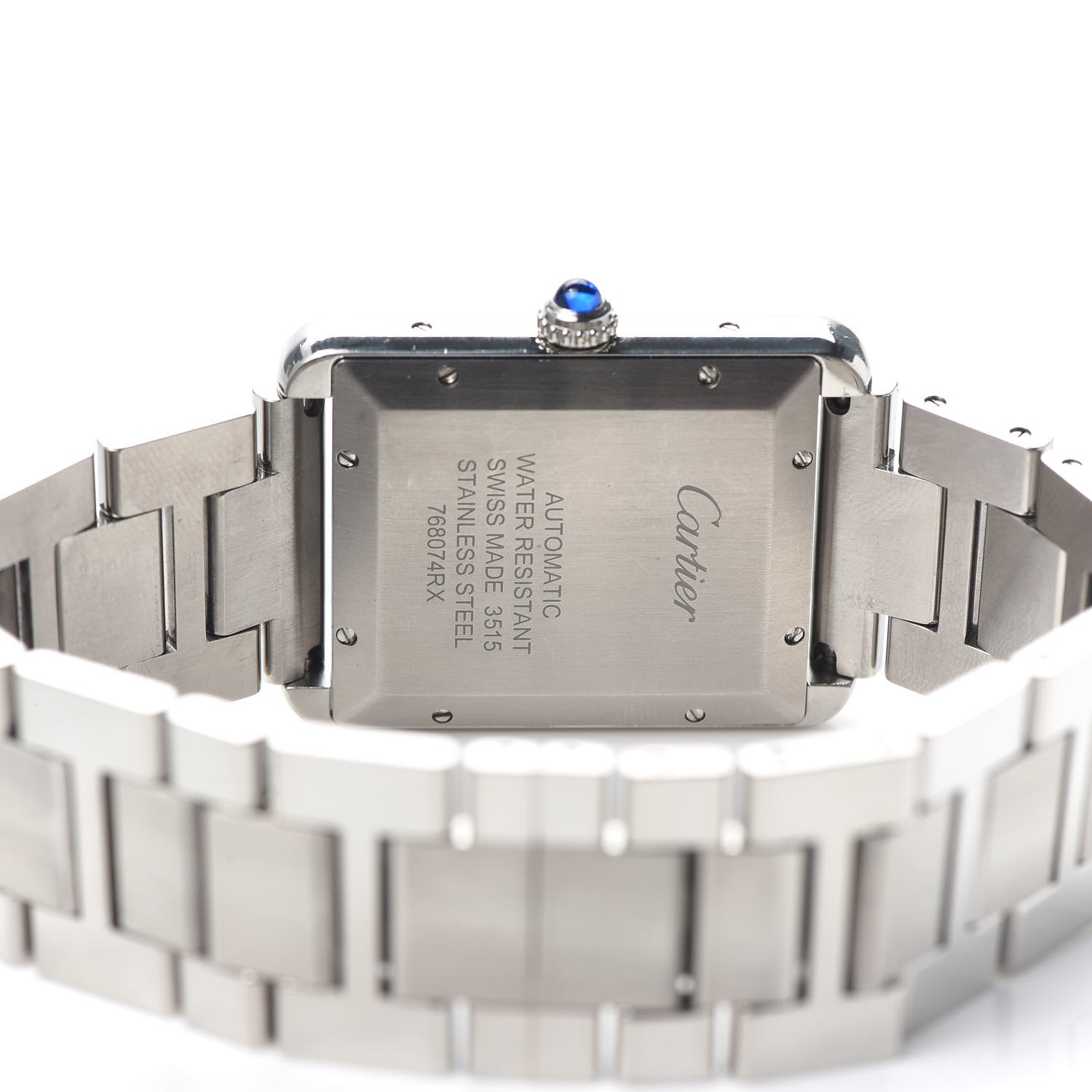 Cartier Stainless Steel 31mm Tank Solo Automatic Watch 4 of 5