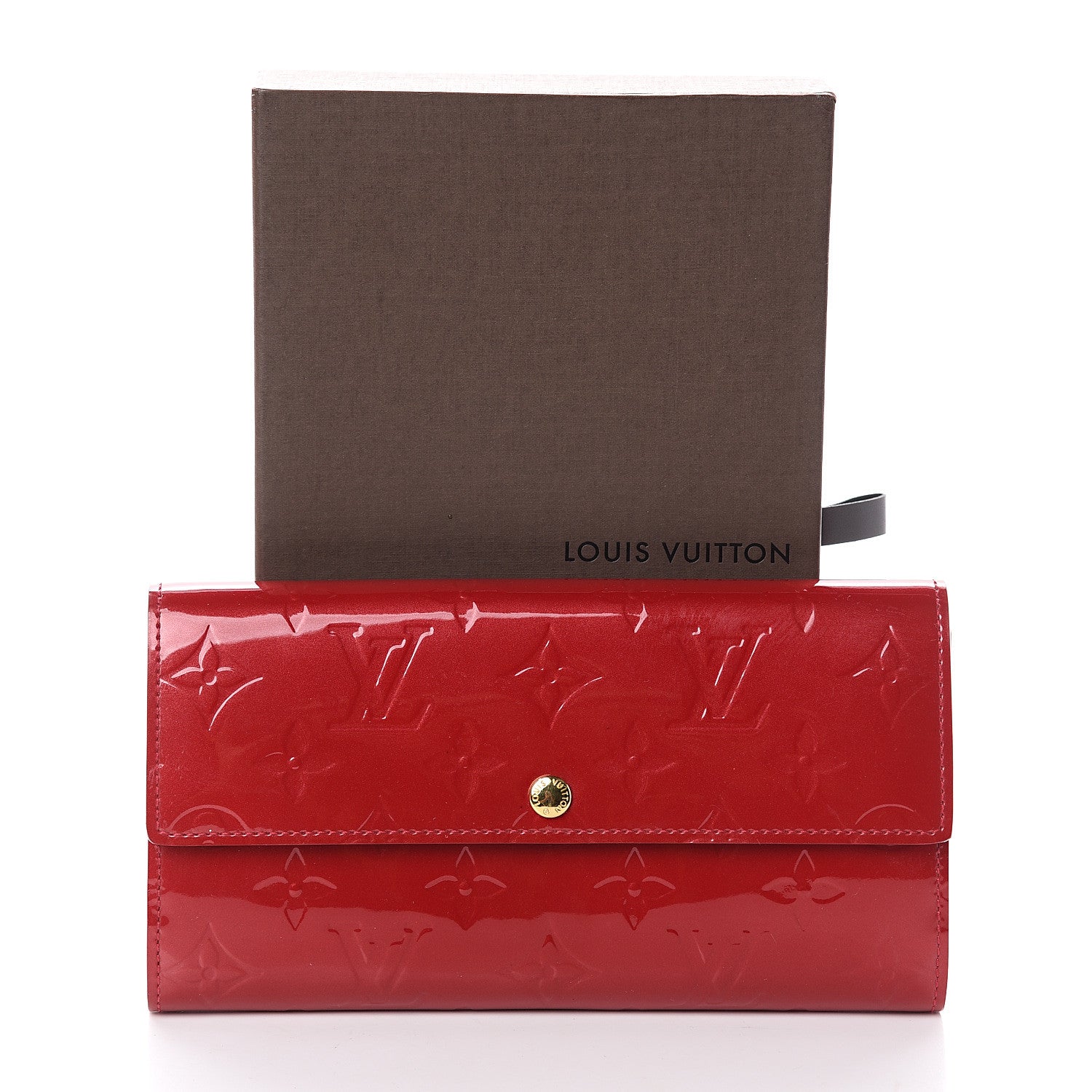 Louis Vuitton Vernis Sarah Wallet Pomme D'Amour 6 of 6