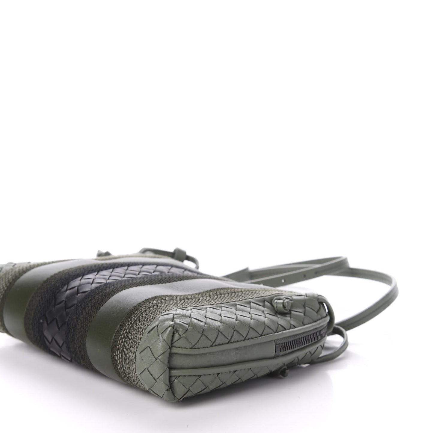 Nappa Intrecciato Embroidered Nodini Crossbody Messenger