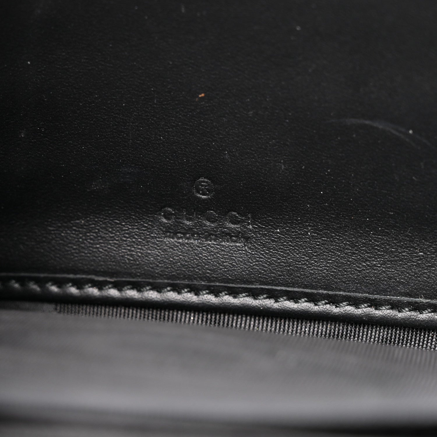 Gucci Guccissima Web Zip Around Wallet Black 7 of 8