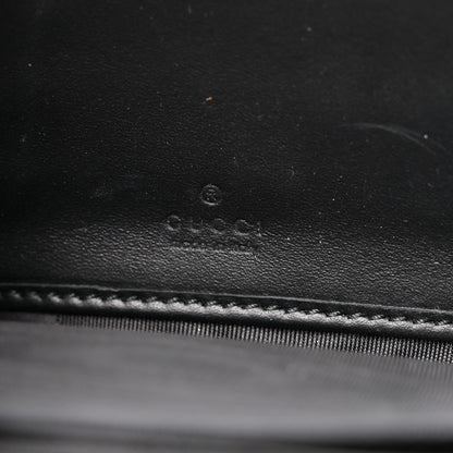 Gucci Guccissima Web Zip Around Wallet Black 7 of 8