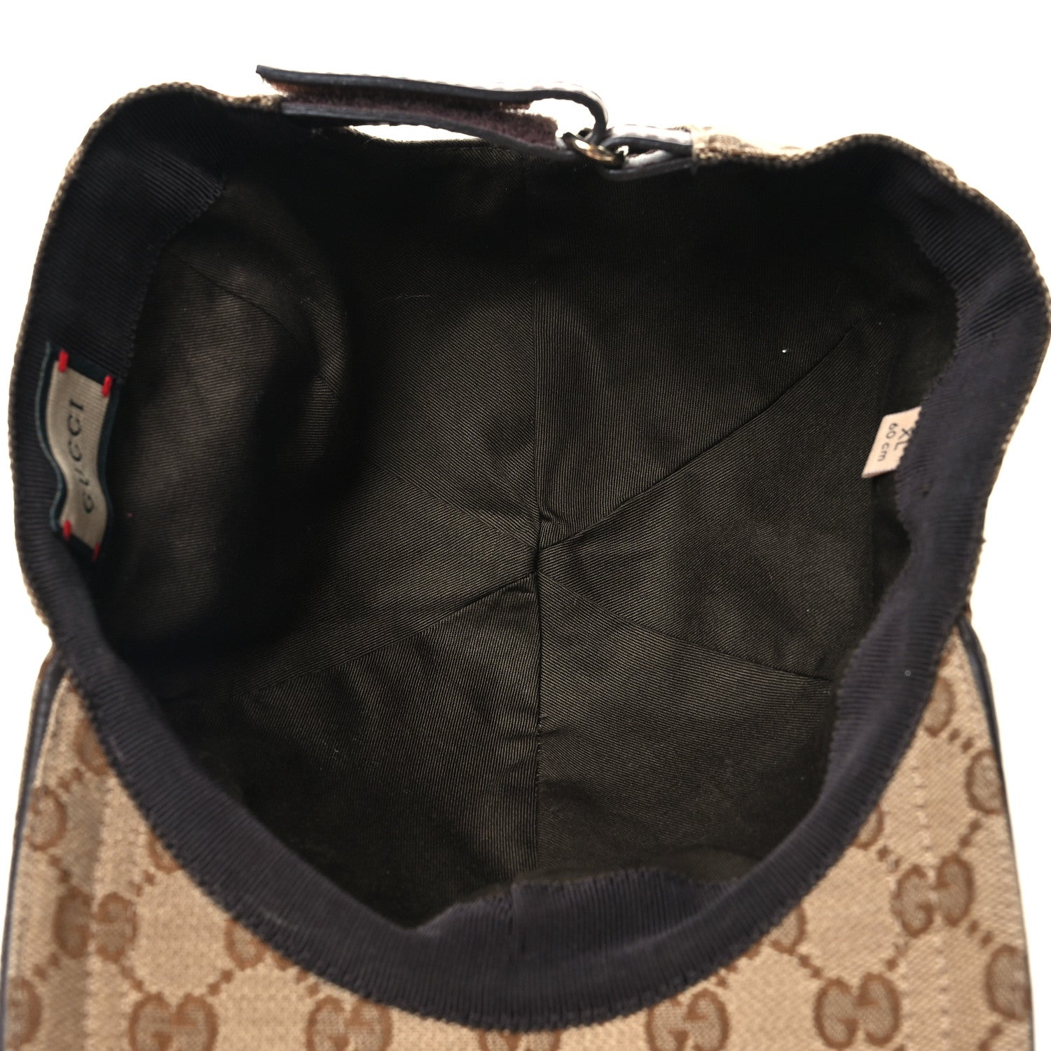 Gucci Monogram Web Baseball Hat XL Beige Cocoa 6 of 8