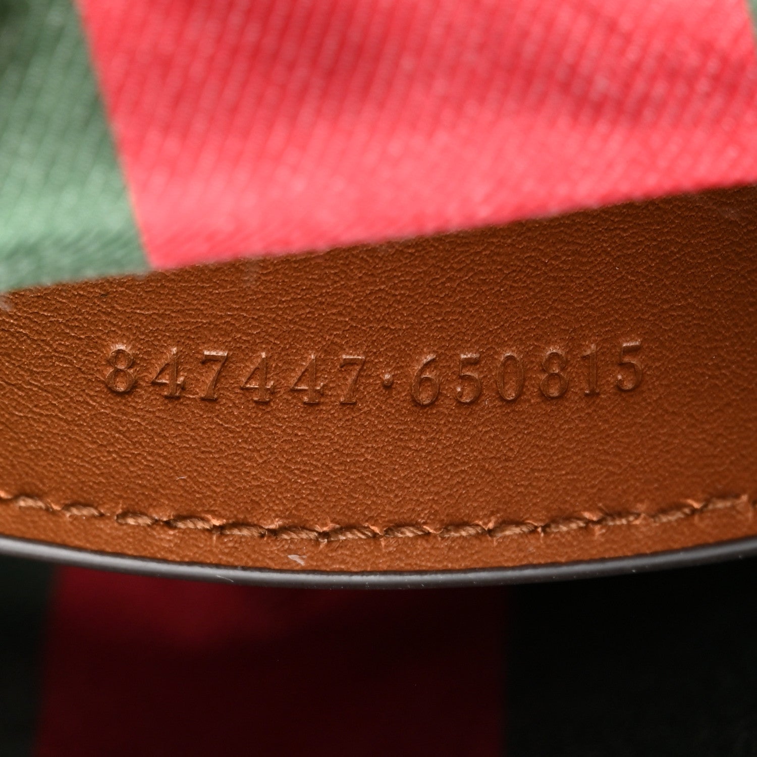Gucci GG Supreme Monogram Textured Calfskin Small Emblem Shoulder Bag Beige Dark Brown 6 of 9