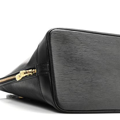 Louis Vuitton Epi Alma PM Black 9 of 10