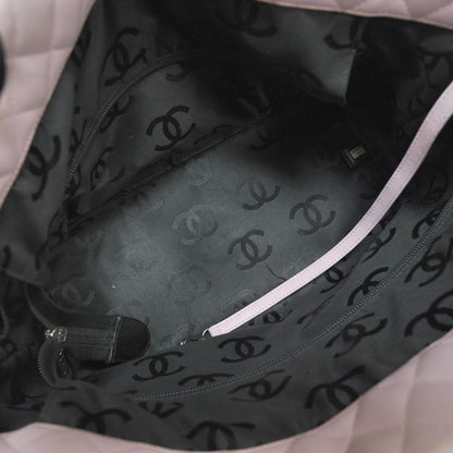 Chanel Calfskin Quilted Large Cambon Tote Pink Black 6 of 10