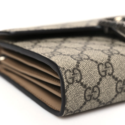 Gucci GG Supreme Monogram Mini Dionysus Chain Wallet Beige Taupe 9 of 11