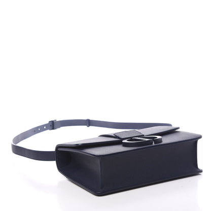 Christian Dior Ultra Matte Grained Calfskin 30 Montaigne Flap Bag Navy 3 of 10