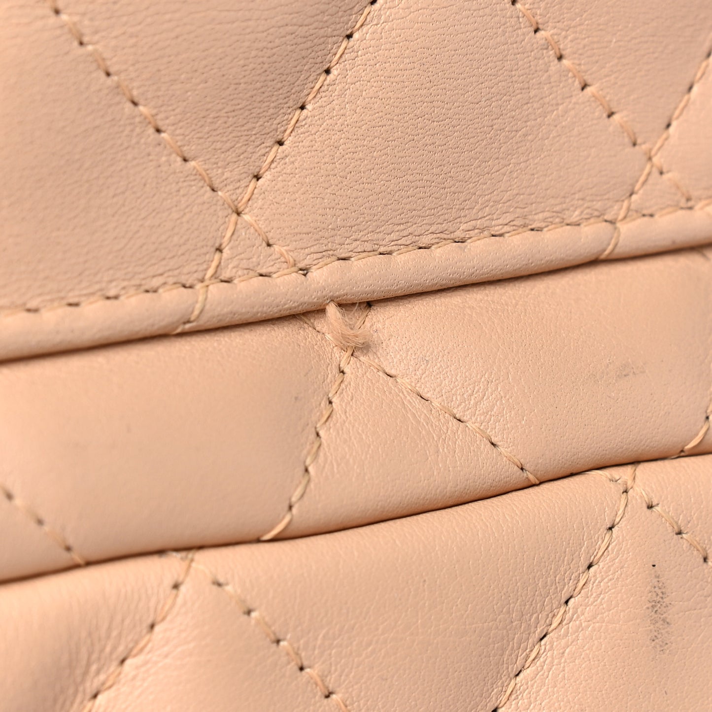 Calfskin Quilted Large Cambon Multipocket Reporter Beige Black