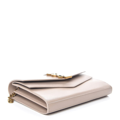 Saint Laurent Smooth Calfskin Monogram Sulpice Chain Wallet Nude 4 of 10