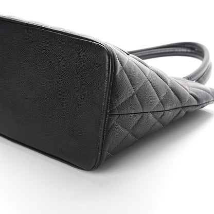 Chanel Caviar Quilted Medallion Tote Black 9 of 9