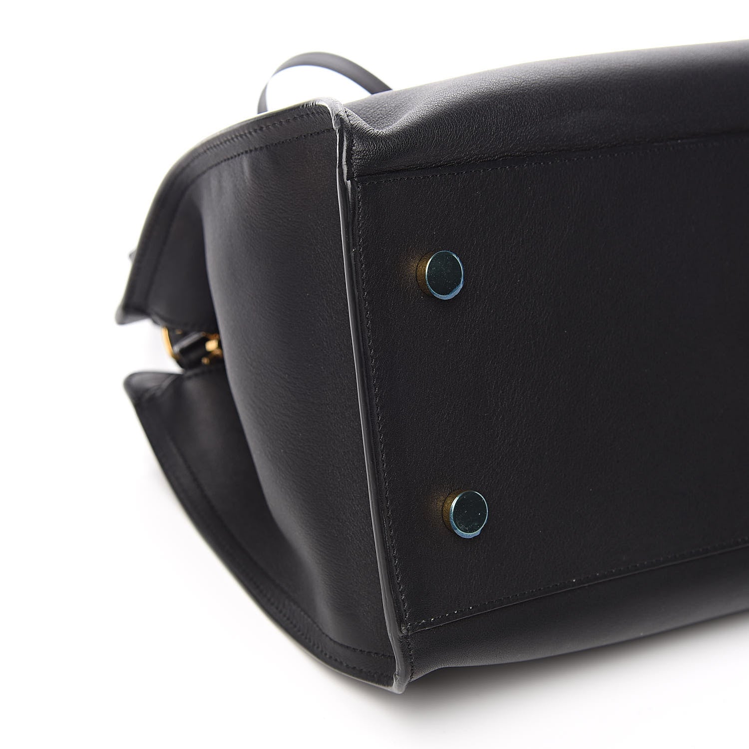 Saint Laurent Smooth Calfskin Small Monogram Cabas Black 7 of 10