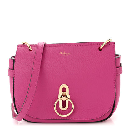 Mulberry Small Classic Grain Small Amberley Satchel Mulberry Pink 1 of 9