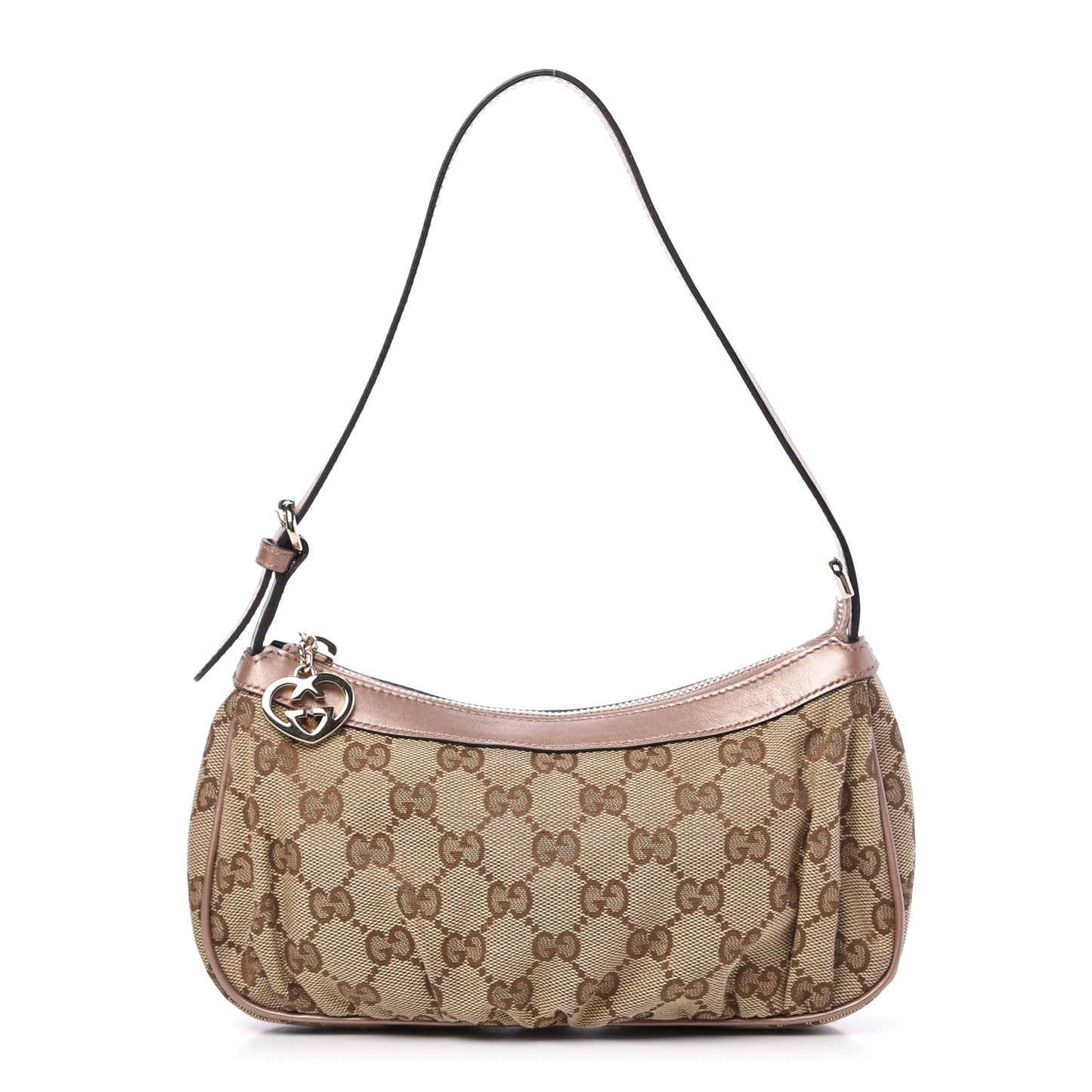 Monogram Lovely Heart Cosmetic Case Light Pink