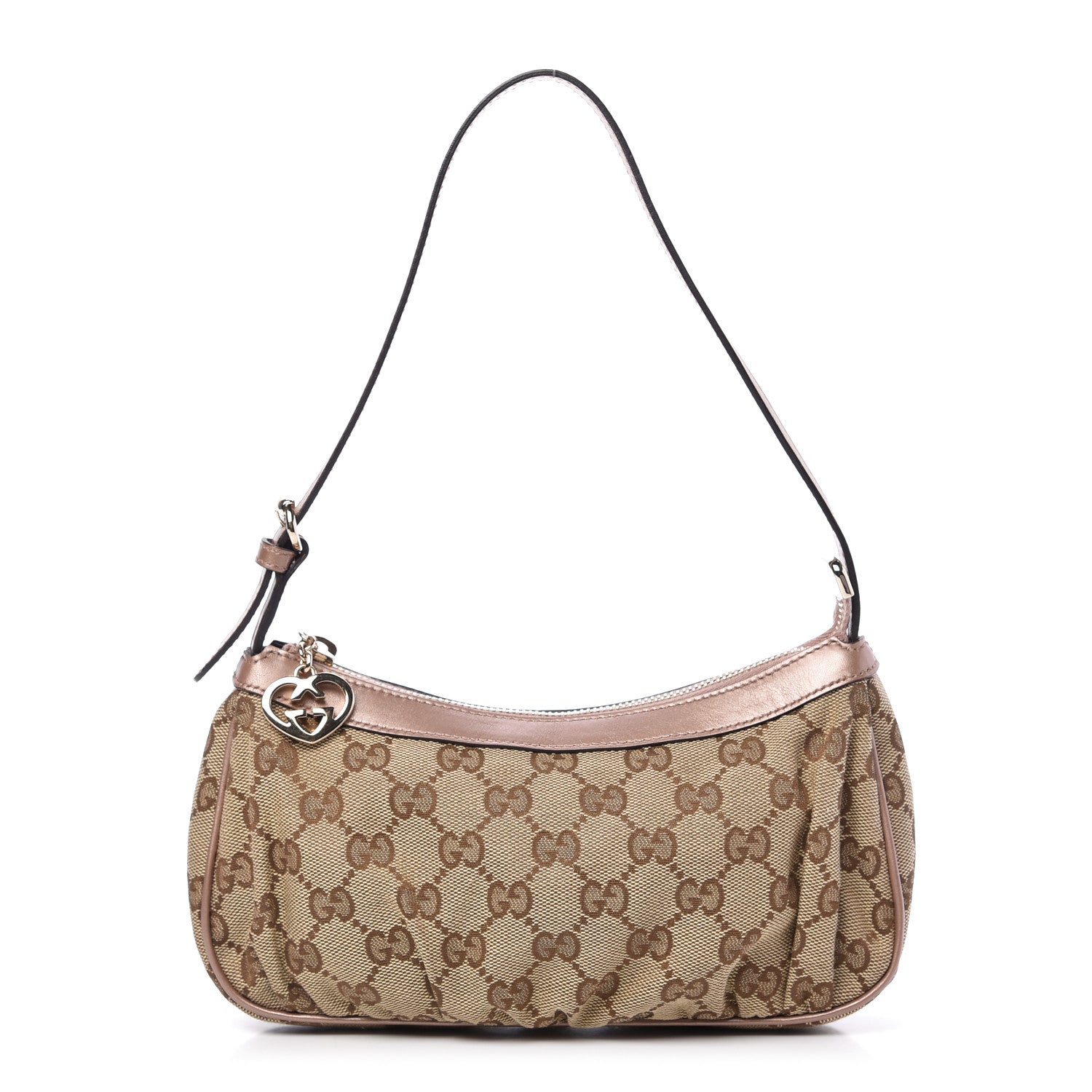 Gucci Monogram Lovely Heart Cosmetic Case Light Pink 1 of 10