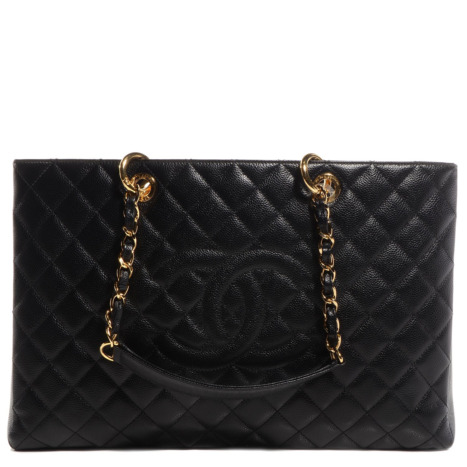 Chanel Caviar XL Grand Shopping Tote GST Black 1 of 8