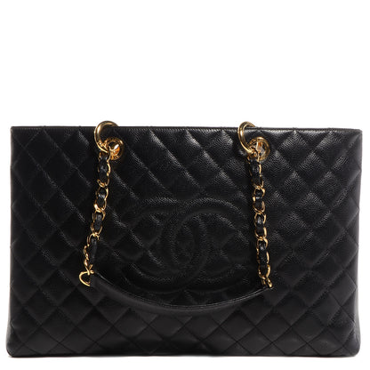 Chanel Caviar XL Grand Shopping Tote GST Black 1 of 8