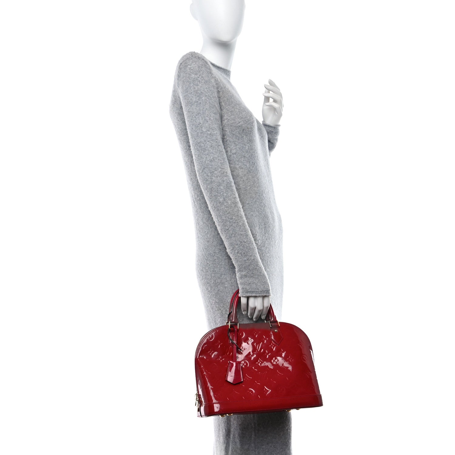 Louis Vuitton Vernis Alma PM Rose Indien 2 of 14