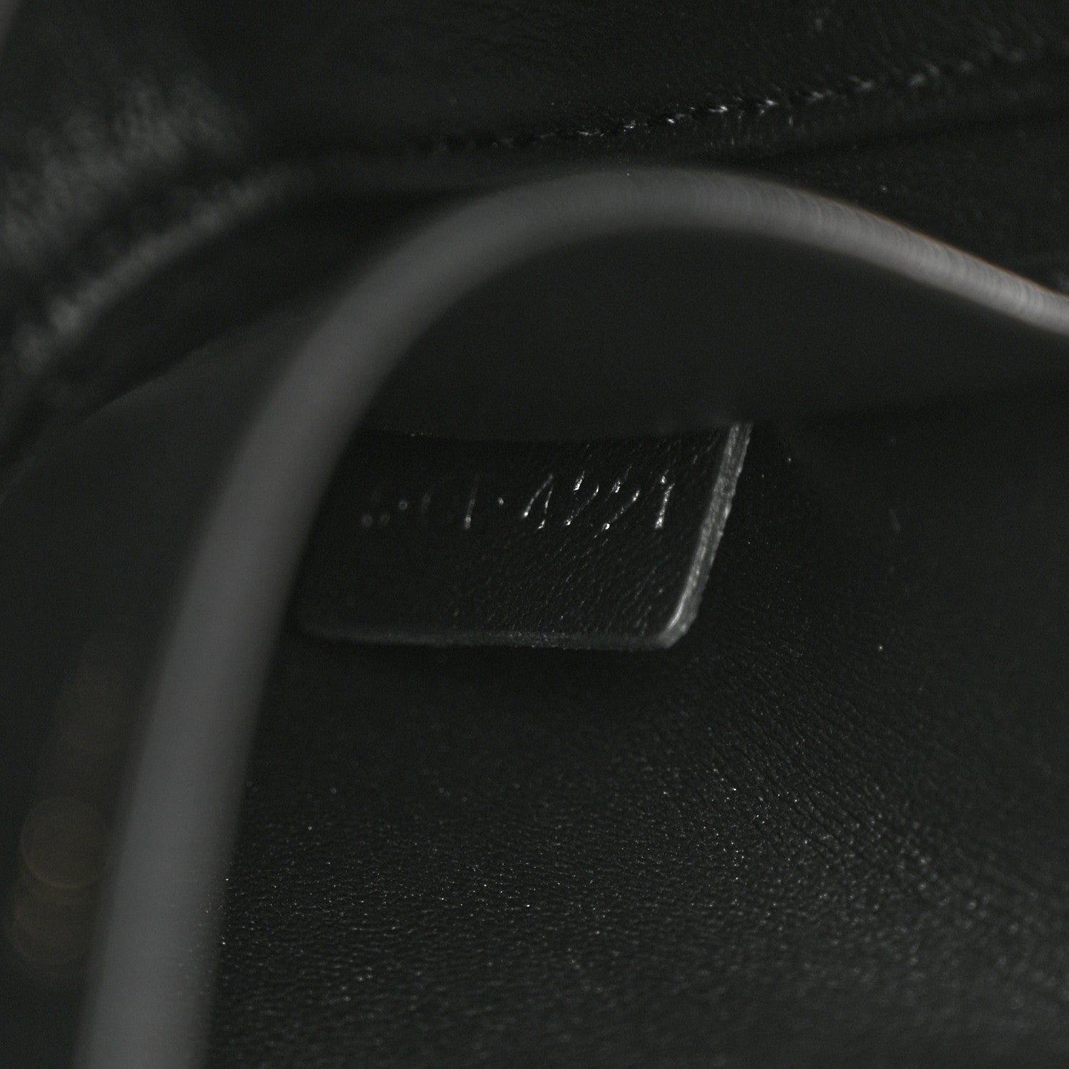 Celine Shiny Calfskin Triomphe Shoulder Bag Black 8 of 11