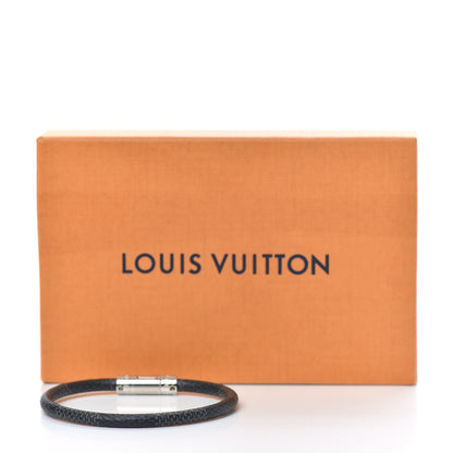 Louis Vuitton Damier Graphite Keep It Bracelet 17 5 of 5