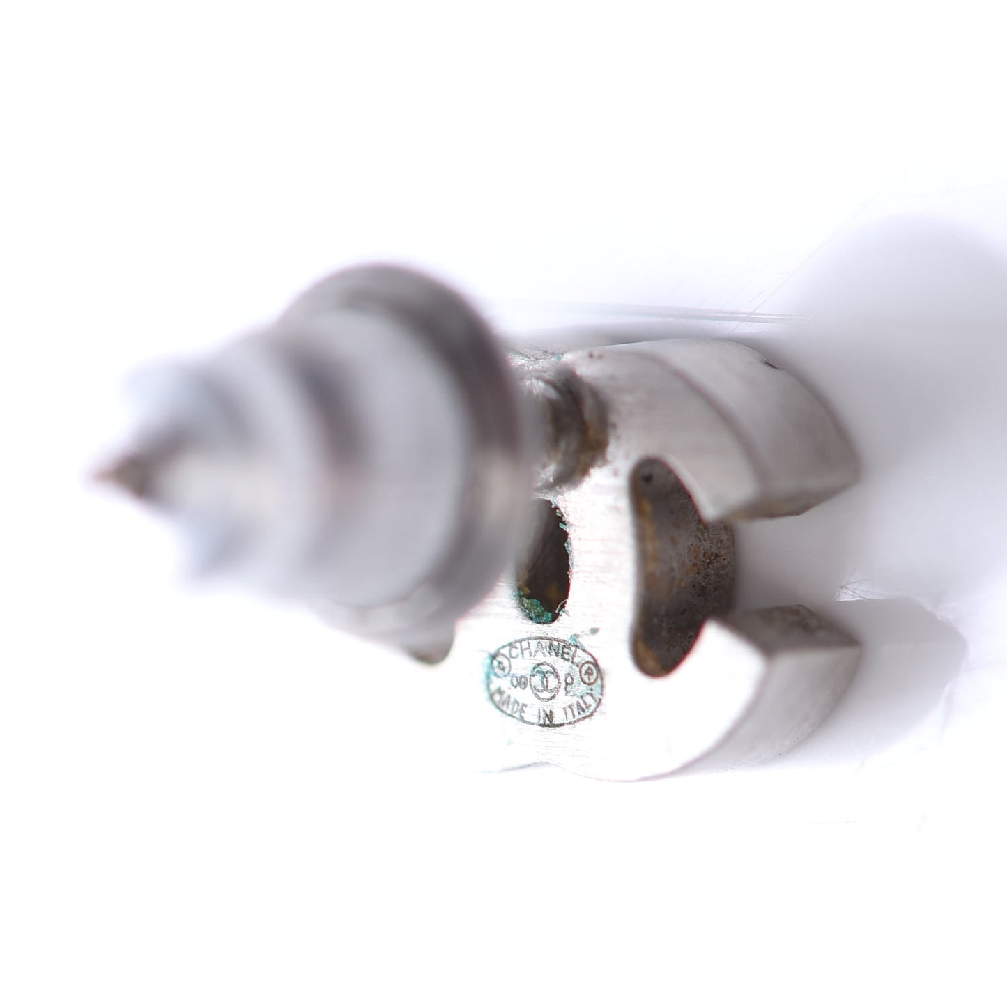 Crystal Mini Timeless CC Earrings Silver