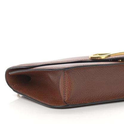 Valentino Garavani Grained Calfskin Vlogo Loco Messenger Bag Tan 8 of 10