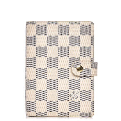 Louis Vuitton Damier Azur Small Ring Agenda Cover 1 of 7