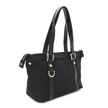 Gucci Monogram Small Abbey Tote Black 3 of 10