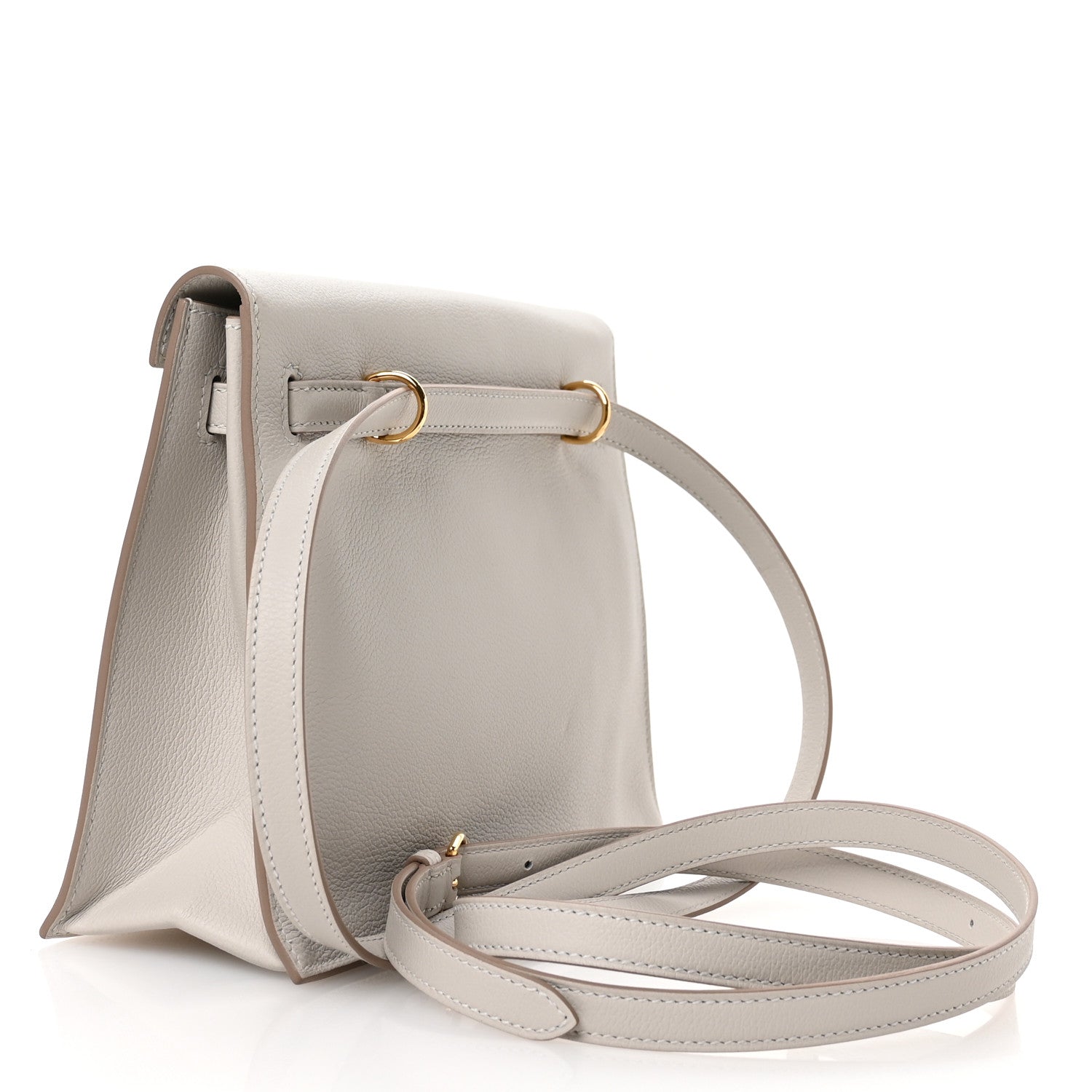 Hermes Evercolor Kelly Danse II Belt Bag Gris Perle 3 of 12