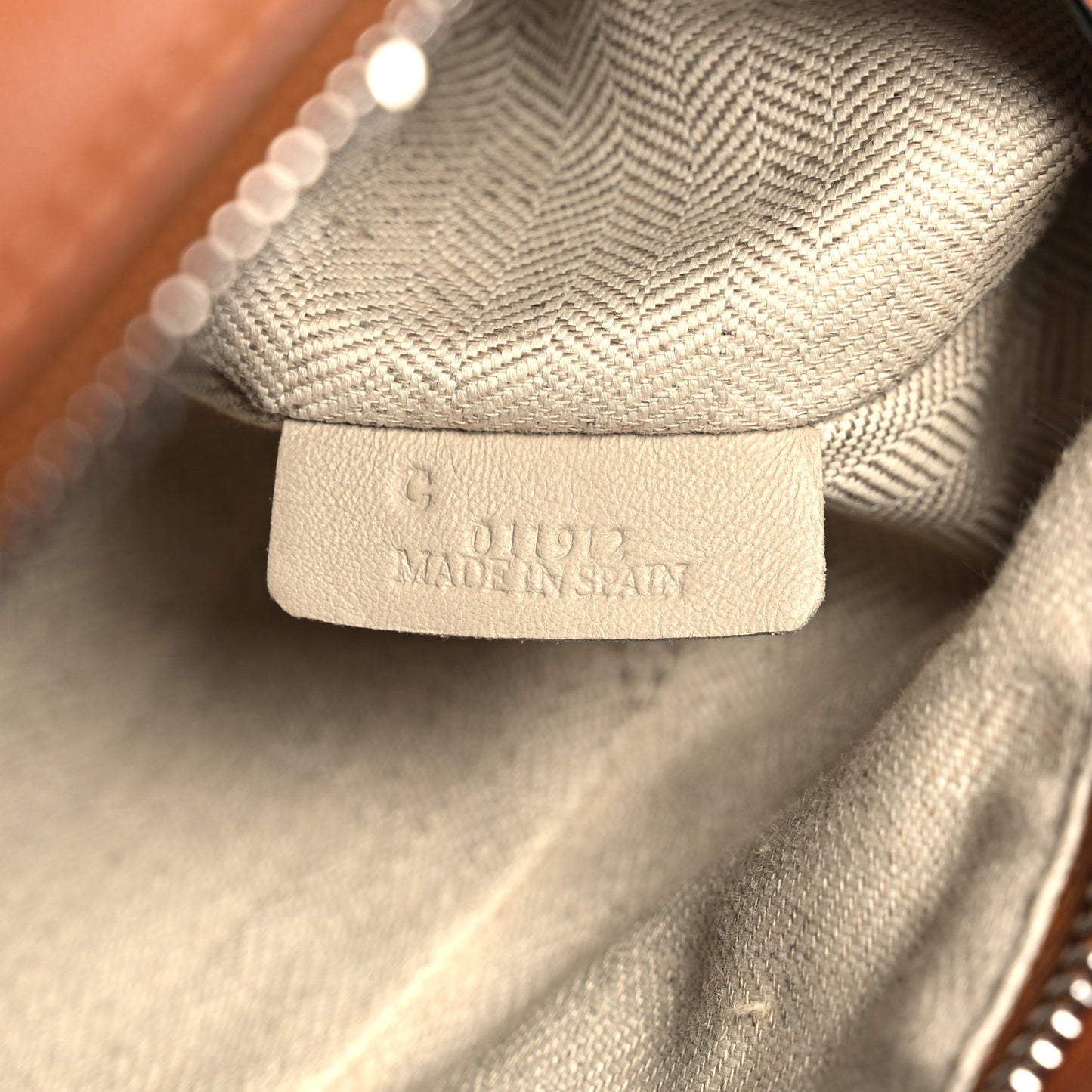 Calfskin Small Puzzle Bag Tan