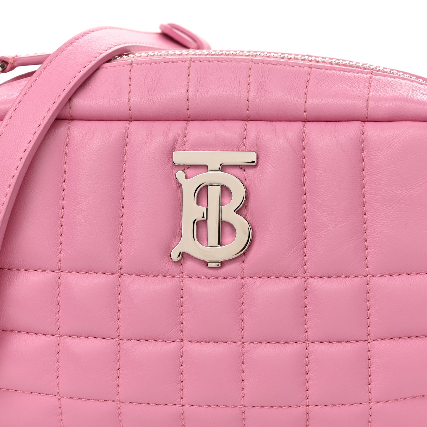 Calfskin Quilted Small Lola Camera Bag Primrose Pink