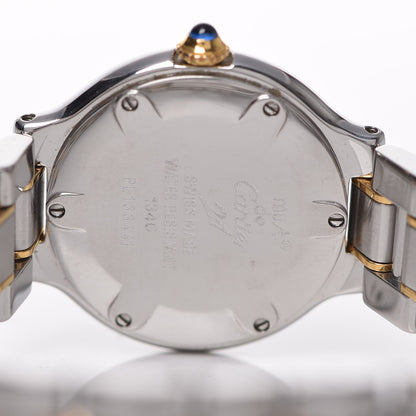 Cartier Stainless Steel 18K Yellow Gold 28mm Must De 21 Quartz Watch 6 of 8