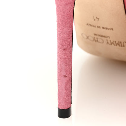 Jimmy Choo Suede Love 100 Pump 41 Candy Pink 5 of 9