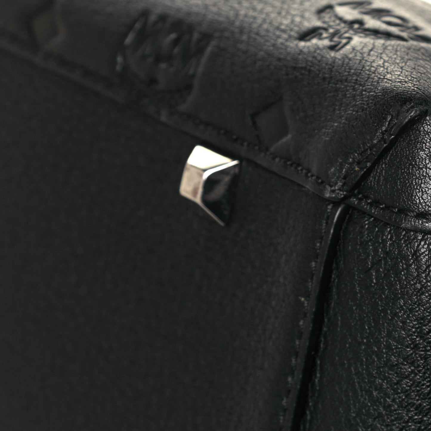 Calfskin Ottomar Monogram Large Essential Tote Black