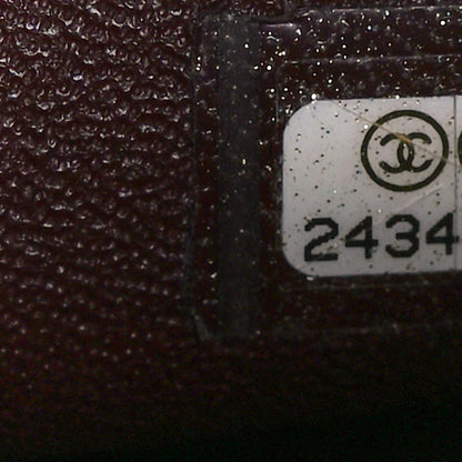 Chanel Lambskin Chevron Quilted Jumbo Double Flap Black 8 of 13