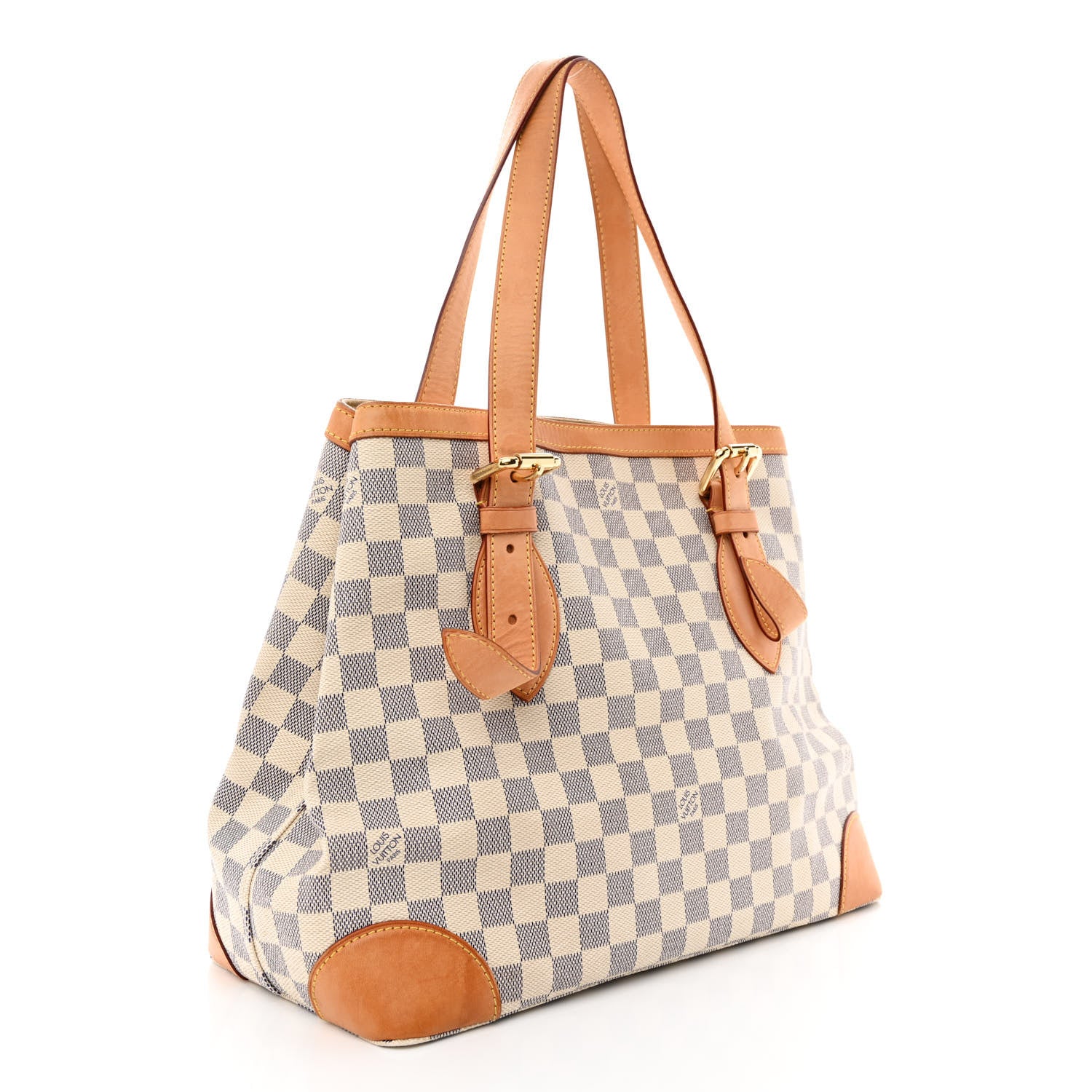 Louis Vuitton Damier Azur Hampstead MM 3 of 15