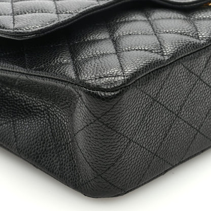 Chanel Caviar Quilted Medium Double Flap Black 8 of 9
