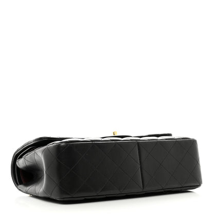 Chanel Lambskin Quilted Jumbo Double Flap Black 4 of 11