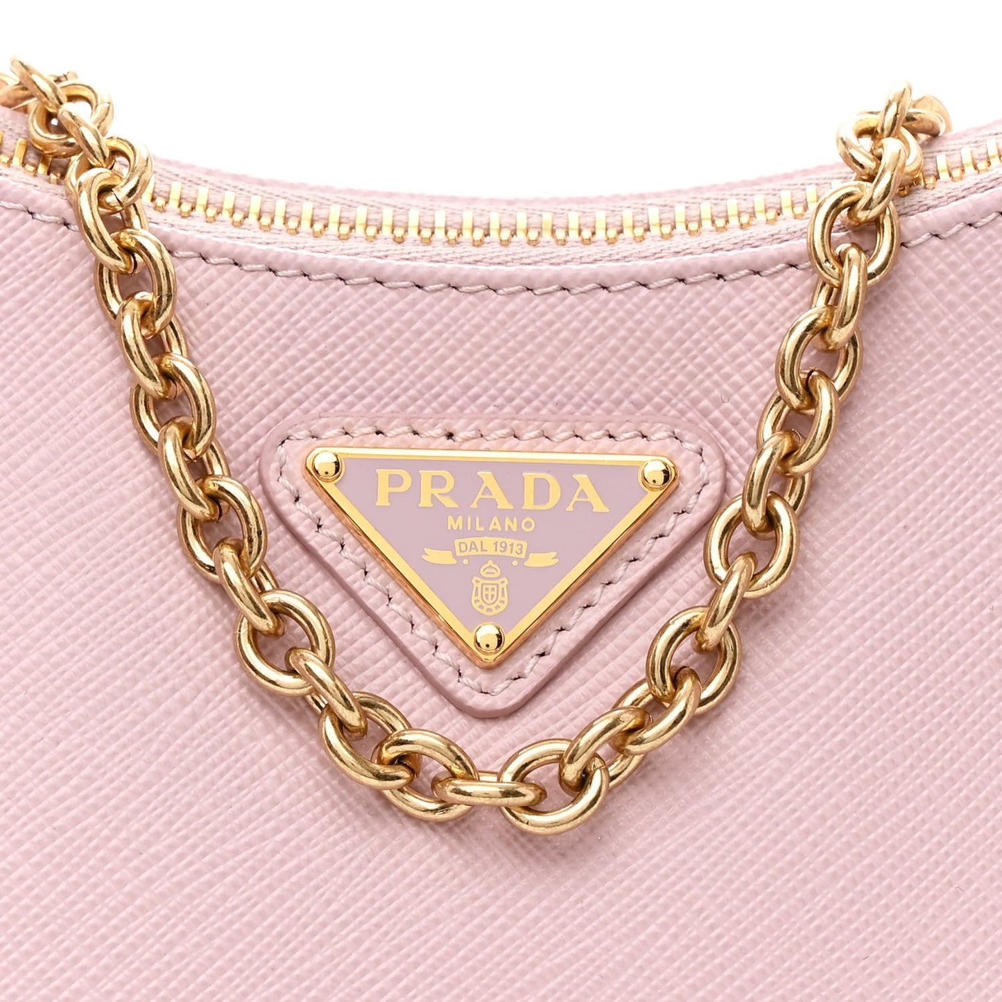 Saffiano Lux Re-Edition 2005 Shoulder Bag Alabastro