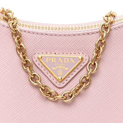 Prada Saffiano Lux Re-Edition 2005 Shoulder Bag Alabastro 9 of 11