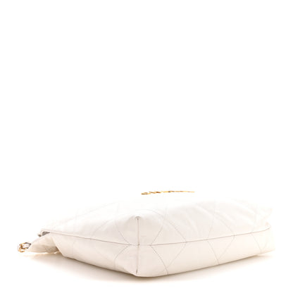 Chanel Shiny Calfskin Quilted Small Chanel 22 White 5 of 11