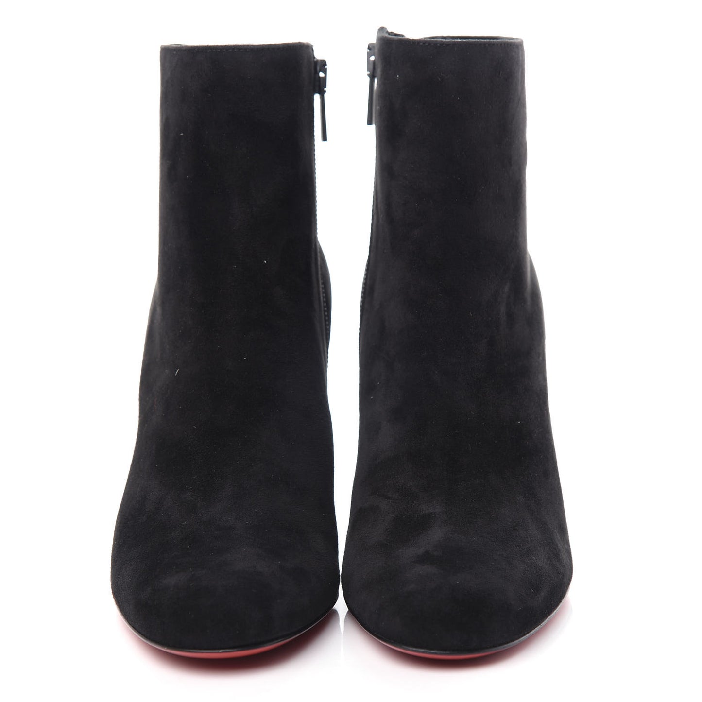 Veau Velours Turela 85 Ankle Boots 36.5 Black