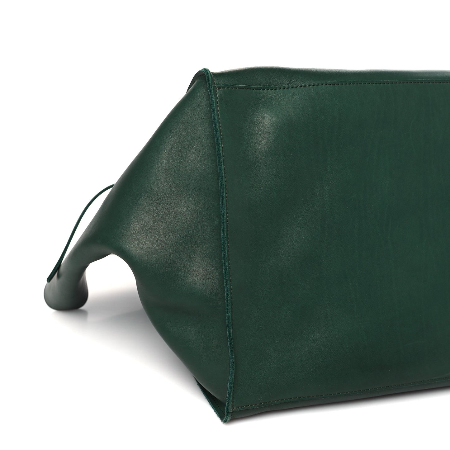 Smooth Calfskin Medium Big Bag Green