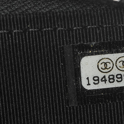 Chanel Patent Calfskin Quilted Zip Coin Purse Black 7 of 8