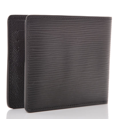 Louis Vuitton Epi Slender Wallet Black 3 of 8